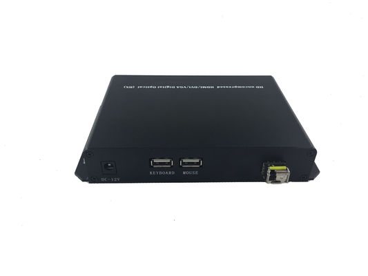 1 Kanal Langstrecken Dvi-zu-Faser-Konverter Transceiver-Empfänger über ein Glasfaserkabel Einzelmodus / Multimodus fournisseur