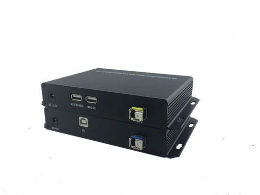 1 Kanal Langstrecken Dvi-zu-Faser-Konverter Transceiver-Empfänger über ein Glasfaserkabel Einzelmodus / Multimodus fournisseur