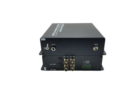 HD sdi-Video-Sender Empfänger FC / LC, 1310 1550μm Digitaler Audio-Konverter Einzelmodus fournisseur