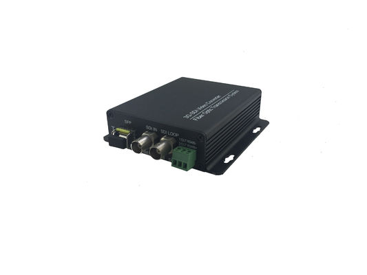 1 Kanäle SDI-Video-Konverter mit Standard-FC-optischem Stecker, Single-Core-Faser-SDI-Video-zu-Faser-Medien-Konverter fournisseur