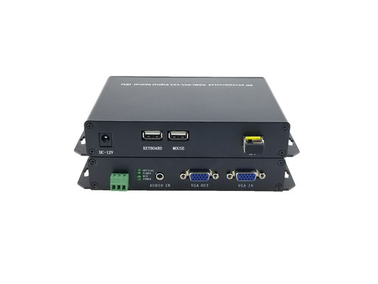 HD 2-Kanal-VGA zum optischen Konverter VGA Video-Audio-Erweiterung VGA Glasfaser-Sender & Empfänger fournisseur