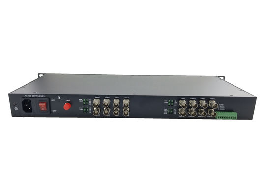 HD 16-Kanal CVI über Glasfaser-Transceiver HD 1080p Video-Konverter 0 ~ 80km Abstand Glasfaserempfänger fournisseur