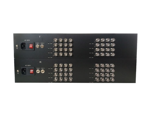 32CH 720P 960P 1080p HD 1080p CVI/TVI/AHD mit RS485-Daten Videowandler / Glasfaserübertrager fournisseur