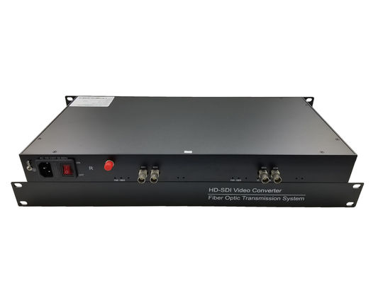 Rack-Full-HD-Einzelmodus 4-Kanal-HD-SDI-Sender Video-zu-Faser-Konverter fournisseur