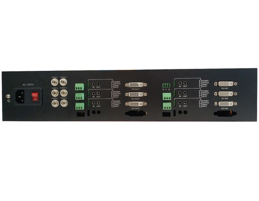 Rack 1080P/60Hz 6 Kern 6 Kanal 6 Daten 6Audio Verlustlose Dvi Videofaser Konverter Empfänger fournisseur