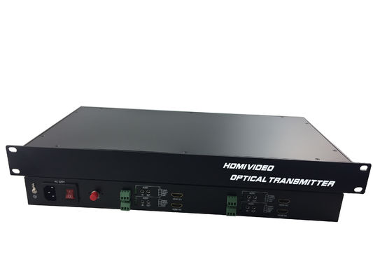 Full HD 4 Kanäle Unkomprimiert 1080P/60Hz HDMI mit RS232-Audio mit SFP Modular zum Glasfaser-Sender-Empfänger fournisseur