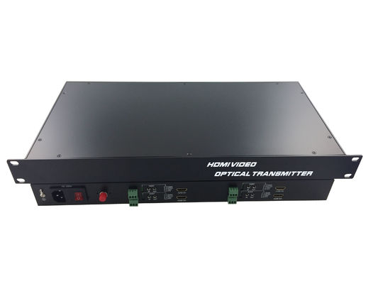 Full HD 4 Kanäle Unkomprimiert 1080P/60Hz HDMI mit RS232-Audio mit SFP Modular zum Glasfaser-Sender-Empfänger fournisseur