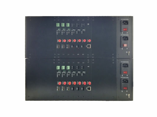 4U-Rack Full HD Verlustfrei 1080P/60Hz HDMI mit RS232-Audio auf Glasfaser-Sender-Empfänger fournisseur
