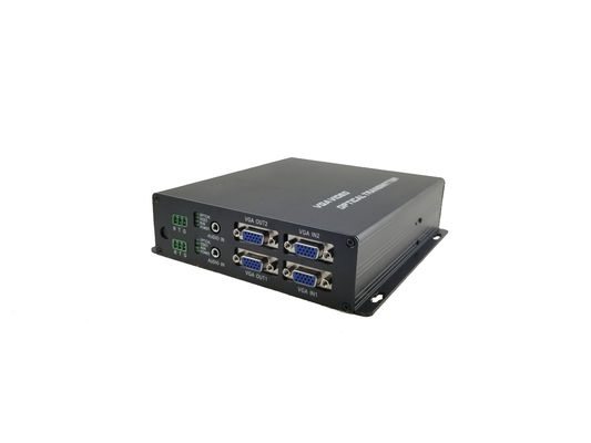 Herstellen von 4-Kanal-VGA 720/1080p Video-Audio-Extender mit Daten-VGA-Faseroptikumwandler fournisseur