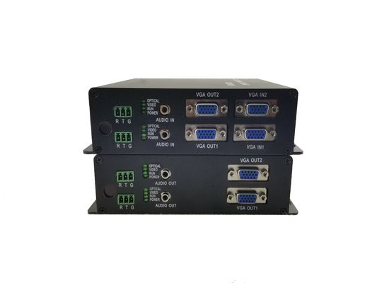 Herstellen von 4-Kanal-VGA 720/1080p Video-Audio-Extender mit Daten-VGA-Faseroptikumwandler fournisseur