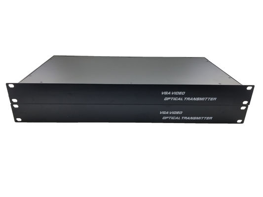 CE-VGA-zu-Faser-Konverter Audio-Video- / VGA-Multiplexer-Rack 2CH Audio + Daten + Glasfaseranschluss fournisseur