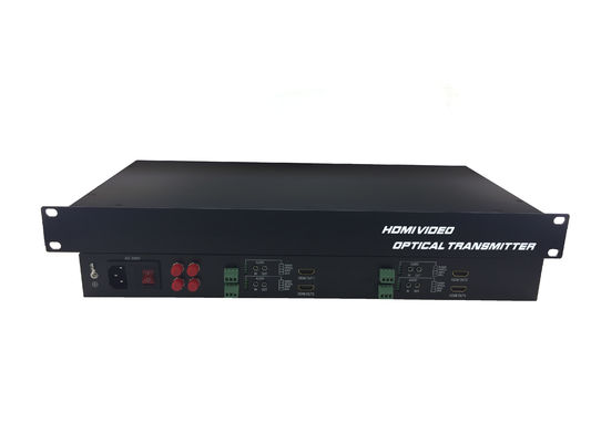 4-Kern-4-Kanal-verlustfreier Glasfaserverlängerer bis 1920*1200p 60hz HDMI-Video-Konverter über Einzelmodus fournisseur