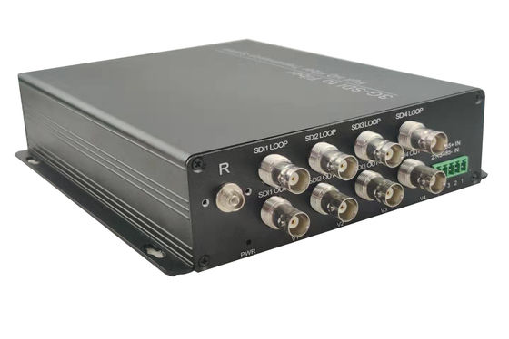 16-CH 720P 960P 1080P HDCVI/TVI/AHD Videofaser-Optische Sender 120MHz 1310nm/1550nm Einzelmodus Einzelfaser 20Km fournisseur