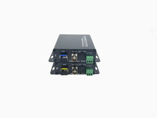 1 Ch Hd-sdi Glasfaser-Video-Sender und -Empfänger mit SDI-Loopout und 1 Ch Reverse RS485 fournisseur