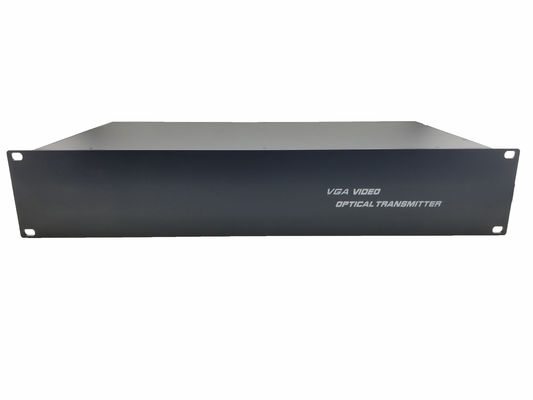 8 CH-Rack 1080P/60Hz VGA Glasfaserkonverter /Unkomprimiert auf Glasfaser Videoübertragung + Daten,verfügbar OEM/ODM fournisseur