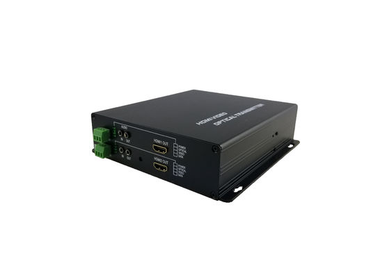 2-Ch 1080P HDMI Glasfaser-Wandler-Transceiver mit externem Audio-Extender fournisseur