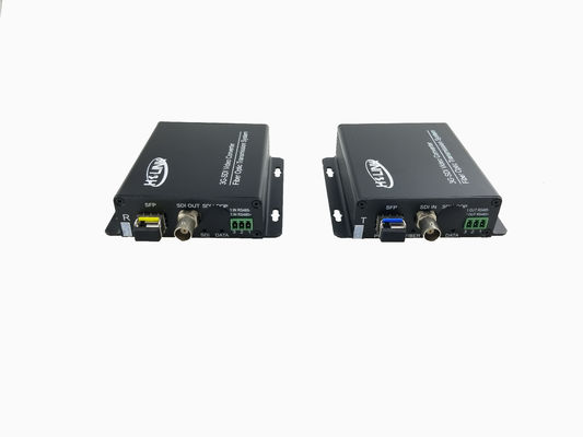 1080P/60Hz 3G-SDI zu Glasfaser-Konverter mit RS485-Daten-zu-Extender-Empfänger, Unterstützung von SD/HD/3G-SDI-Eingang und -Ausgang 20 km fournisseur