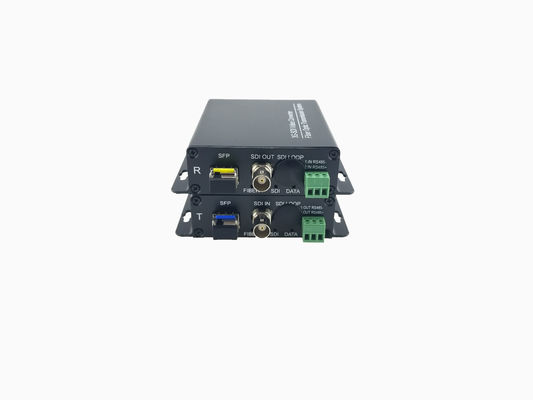 1080P/60Hz 3G-SDI zu Glasfaser-Konverter mit RS485-Daten-zu-Extender-Empfänger, Unterstützung von SD/HD/3G-SDI-Eingang und -Ausgang 20 km fournisseur