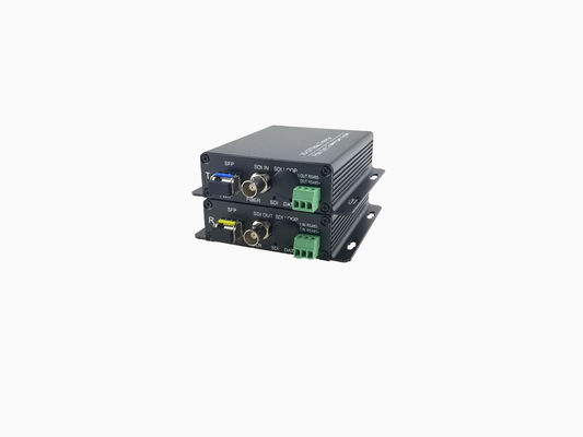 1080P/60Hz 3G-SDI zu Glasfaser-Konverter mit RS485-Daten-zu-Extender-Empfänger, Unterstützung von SD/HD/3G-SDI-Eingang und -Ausgang 20 km fournisseur