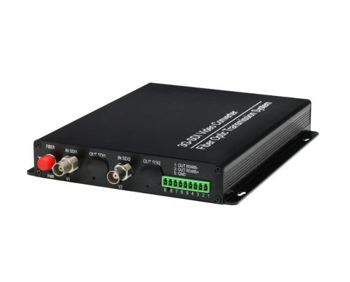 2 Kanäle Vorwärts 1080P/30Hz HDSDI Video Converter eingebettete Audiofunktion mit 1Ch Reverse RS485 Daten fournisseur
