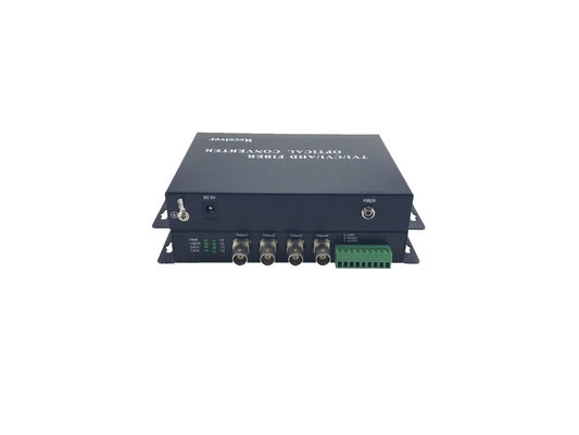 CCTV-Kamerasystem 4ch1080P HD CVI/AHD/TVI Glasfaser-Video-Audio-Datenumwandler fournisseur