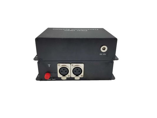 XLR Balanced Audio to Fiber Converter, überträgt Qualitäts-Audiosignale bis zu 12,5 Meilen Single-Mode fournisseur