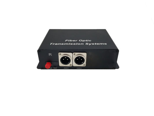 XLR Balanced Audio to Fiber Converter, überträgt Qualitäts-Audiosignale bis zu 12,5 Meilen Single-Mode fournisseur