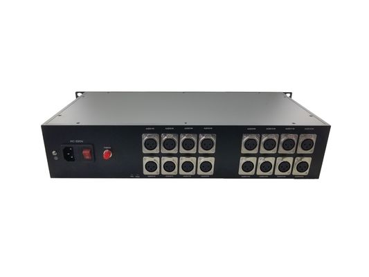 16-Kanal-Forward XLR Balanced Audio-to-Fiber-Konverter, überträgt Qualitäts-Audio-Signale bis zu 12,5 Meilen Single-Mode fournisseur