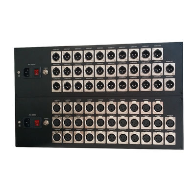32 x vorwärts XLR-ausgeglichener Audiokonverter;FC 20 ~ 100 km;Audiosignale bis zu 12,5 Meilen im einzelnen Modus fournisseur