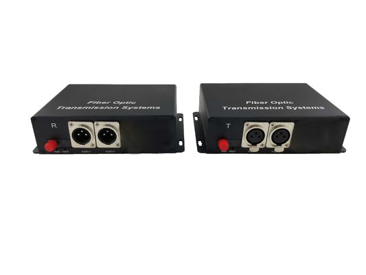 XLR Balanced Audio to Fiber Converter, überträgt Qualitäts-Audiosignale bis zu 12,5 Meilen Single-Mode fournisseur