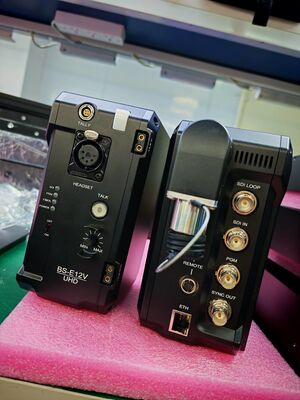 12G-Kamerafaserkonverter in der Live-Produktion mit mehreren Signalen, SMPTE-Hybridkabel zur Stromversorgung
